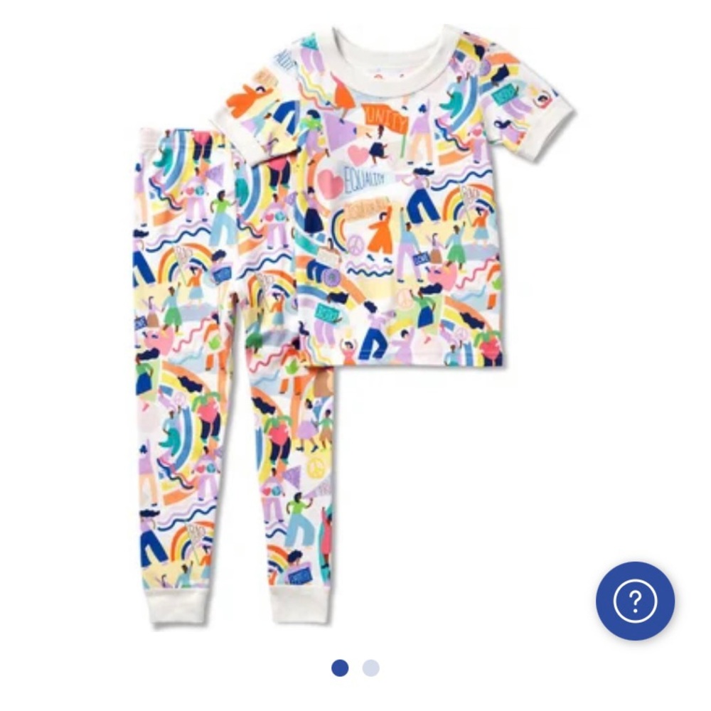 Piccolina activism pajamas NWT 5T